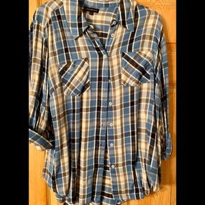 Lane Bryant Plaid Flannel